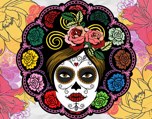 Calavera mejicana femenina