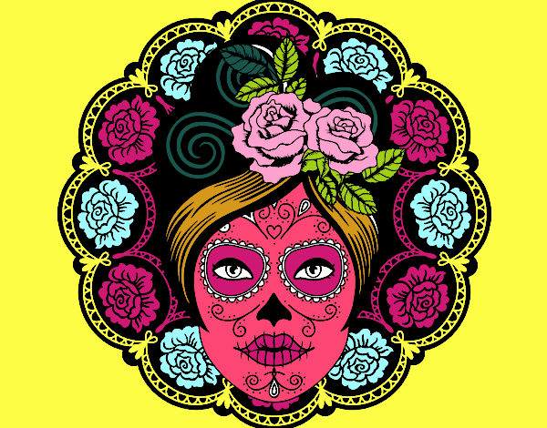 Calavera mejicana femenina