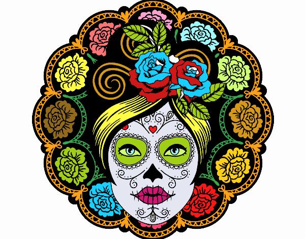 Calavera mejicana femenina