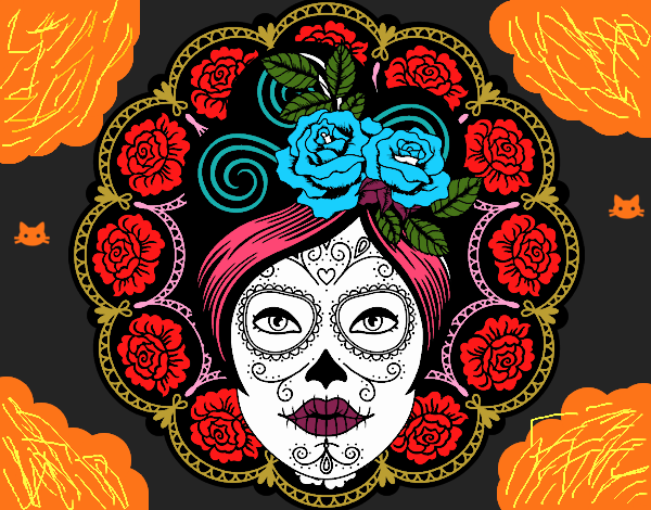 Calavera mejicana femenina