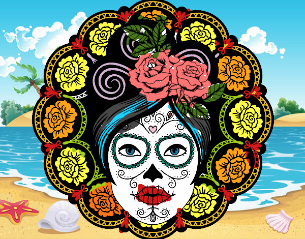 Calavera mejicana femenina