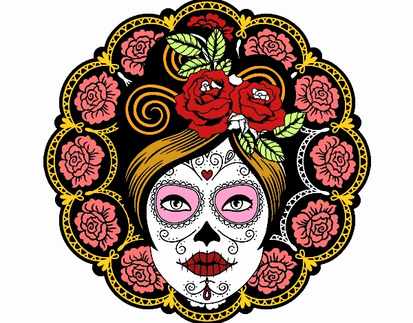 Calavera mejicana femenina