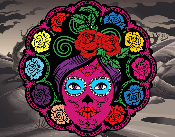 Calavera mejicana femenina