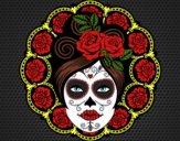 Calavera mejicana femenina