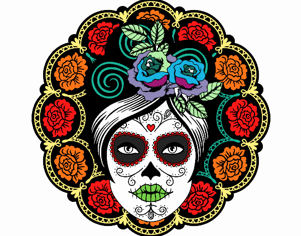 Calavera mejicana femenina