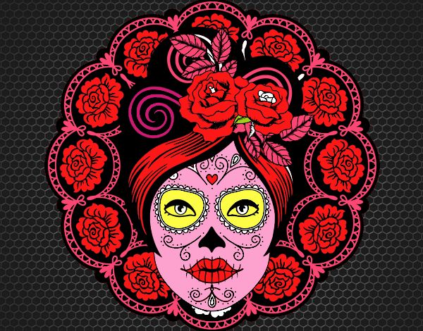 Calavera mejicana femenina