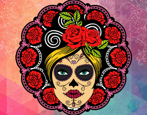 Calavera mejicana femenina