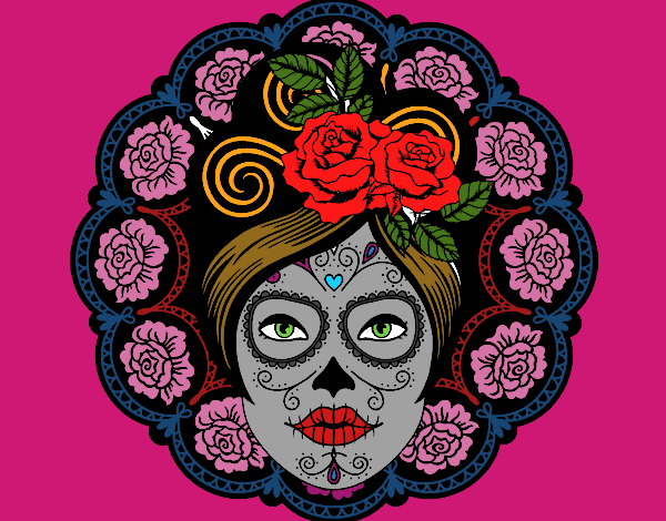 Calavera mejicana femenina