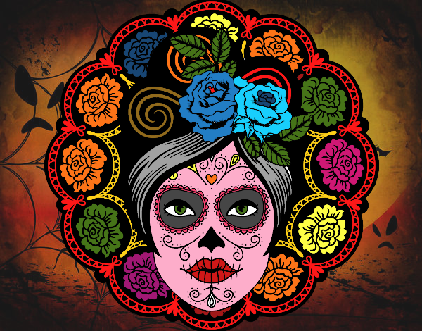 Calavera mejicana femenina