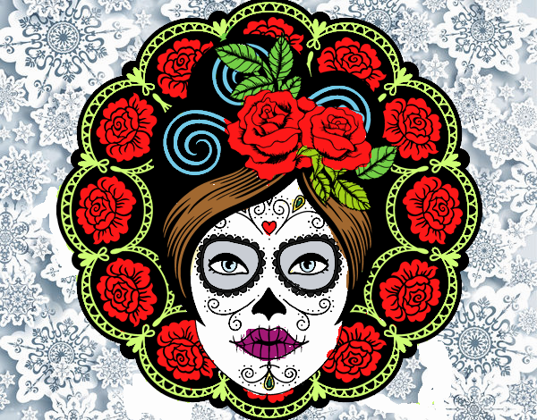 Calavera mejicana femenina