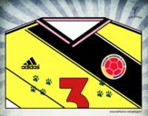 Camiseta del mundial de fútbol 2014 de Colombia