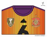 Camiseta del mundial de fútbol 2014 de España