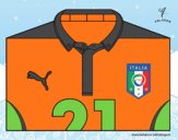 Camiseta del mundial de fútbol 2014 de Italia