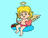 Cupido en una nube