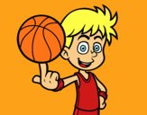 Jugador de baloncesto junior