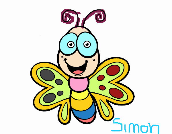 Mariposa sonriente