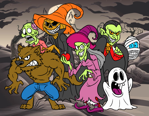 Monstruos de Halloween