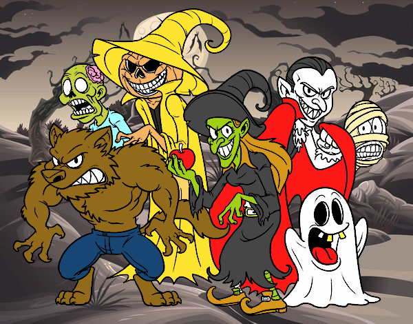 Monstruos de Halloween