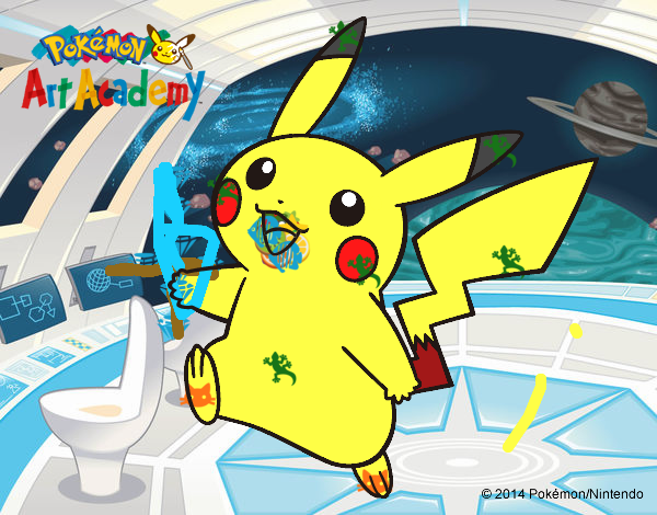 Pikachu en Pokémon Art Academy