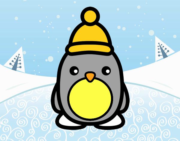 Pingüino navideño