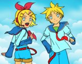 Rin y Len Kagamine Vocaloid