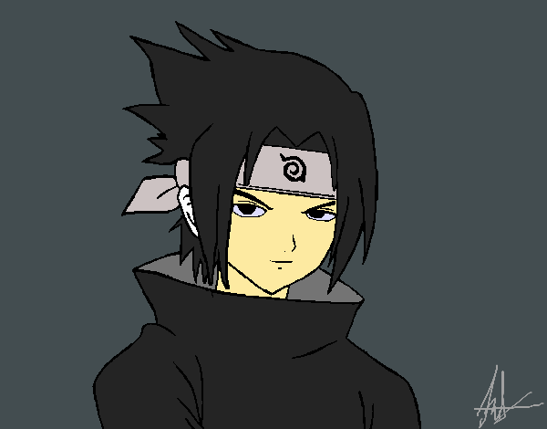 Sasuke enfadado