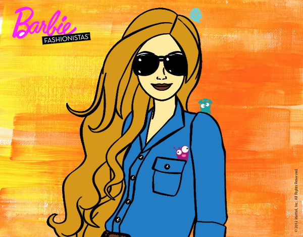 Barbie con gafas de sol