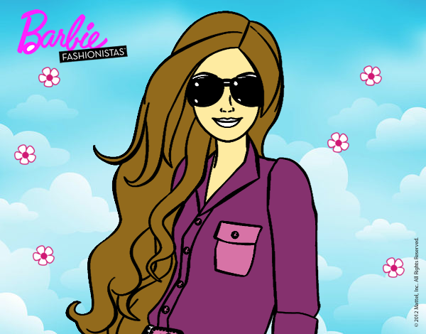 Barbie con gafas de sol