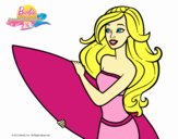 Barbie va a surfear