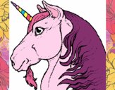 Cabeza de unicornio