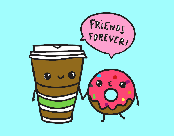 Café y donut