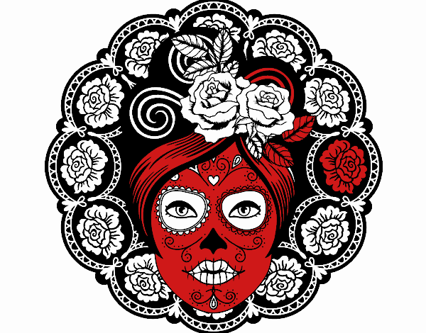 Calavera mejicana femenina