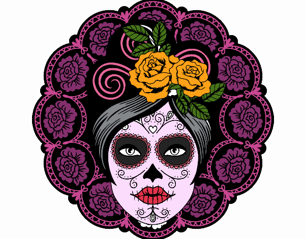 Calavera mejicana femenina