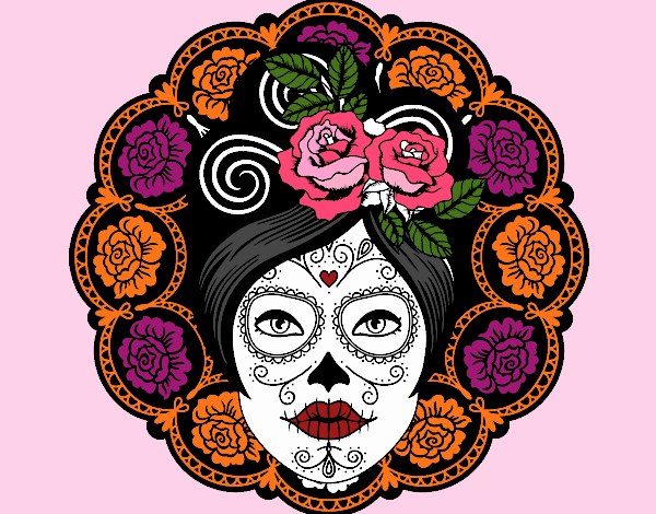 Calavera mejicana femenina