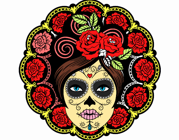 Calavera mejicana femenina