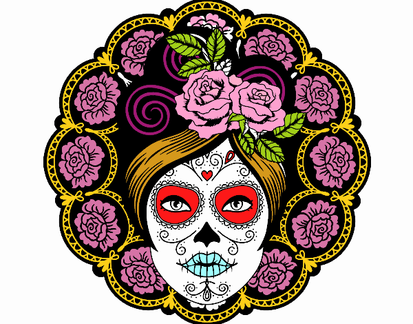 Calavera mejicana femenina