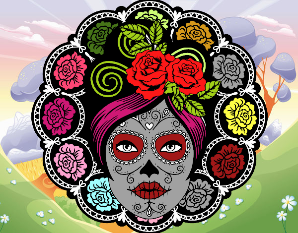 Calavera mejicana femenina