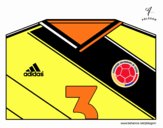 Camiseta del mundial de fútbol 2014 de Colombia