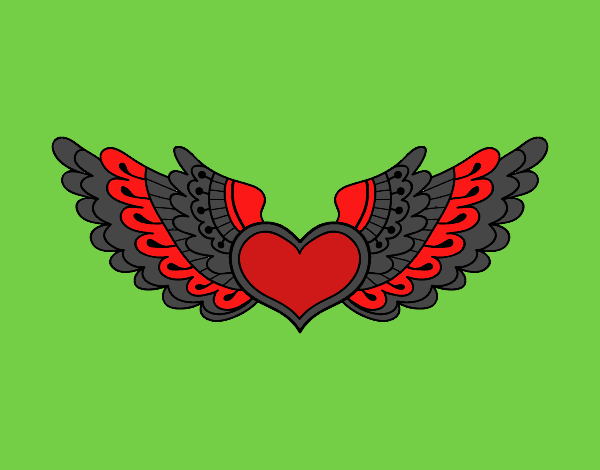 Corazón alado