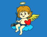 Cupido en una nube