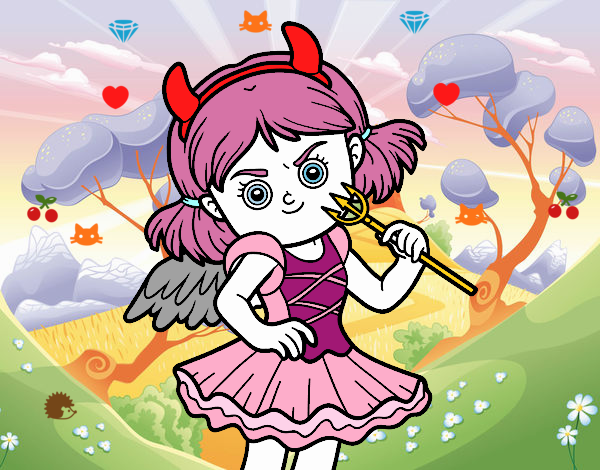 pequeña demonio.