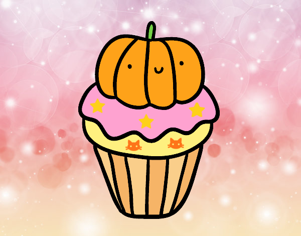 cupcake para Halloween