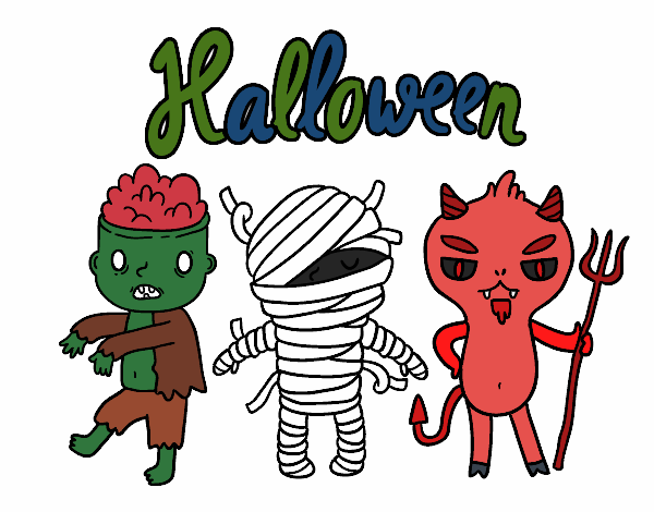 Monstruitos de Halloween