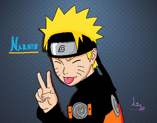 Naruto sacando lengua