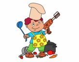 Niño cocinero