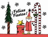 Postal Felices Fiestas