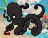 Pulpo enfadado