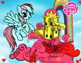 Rainbow Dash en su palacio