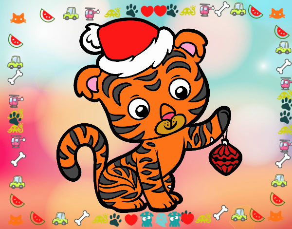 Tigre navideño