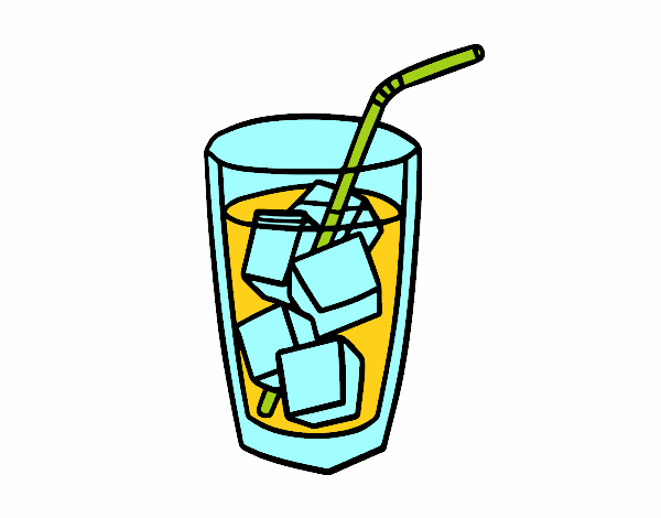 Un vaso de refresco